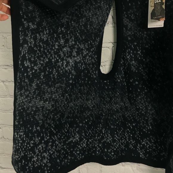 NWT KAREN by Karen Kane Reversible Sweater Vest - Picture 6 of 7